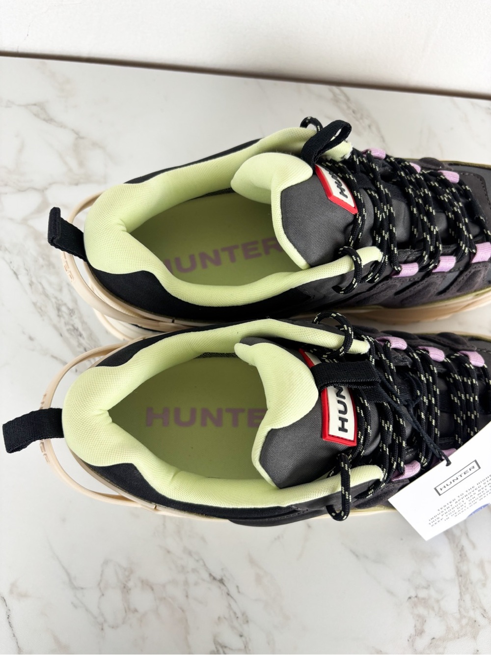NWT Hunter Nicia Lace-up Casual Waterproof Sneakers Sz 9 - Picture 11 of 13